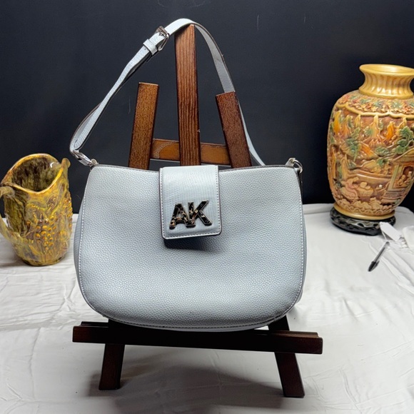 Anne Klein Handbags - Anne Klein Light Gray Shoulder Bag